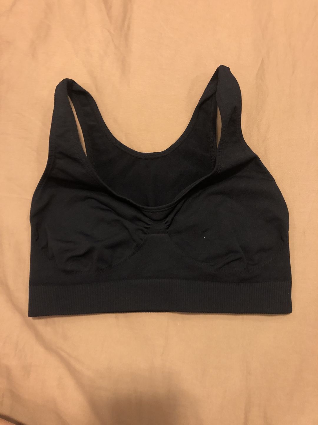 Customer photo review of Seamless Bust Support Back Fat Smoothing Bra