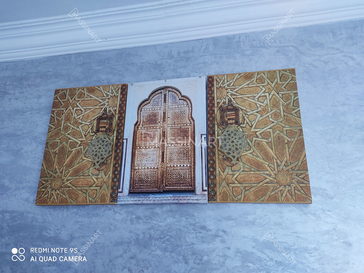 Customer photo review of Golden Gate - Set de tableaux décoratifs modernes