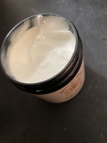 Customer photo review of Respected Roots Body Butter (Unscented for Sensitive Skin 8oz)