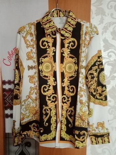 Customer photo review of Men Paisley Print Shirt