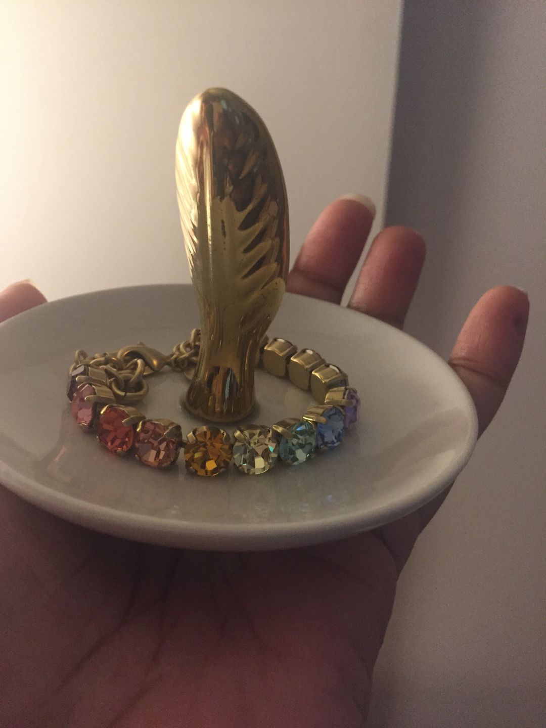 Customer photo review of Arista Bracelet in Rainbow Ombré - PRE-ORDER 6.14