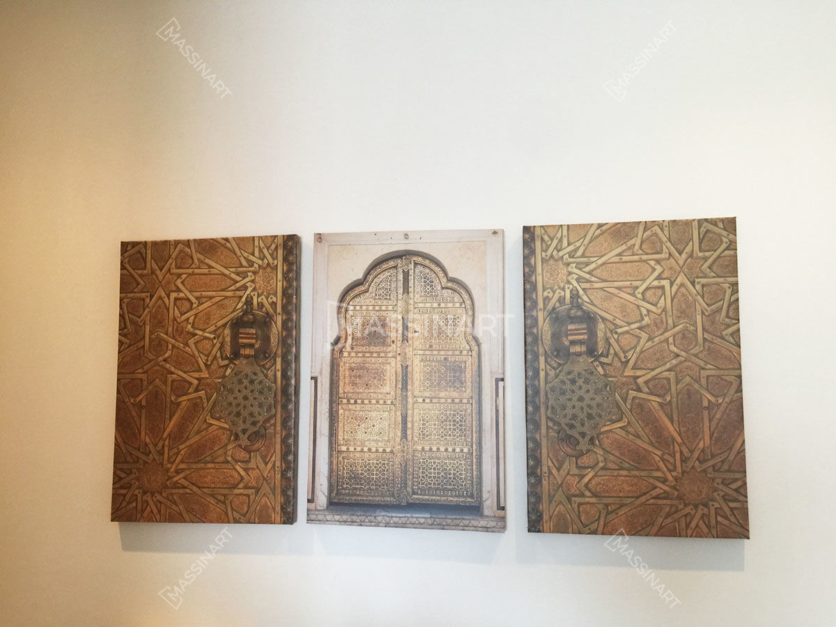 Customer photo review of Golden Gate - Set de tableaux décoratifs modernes