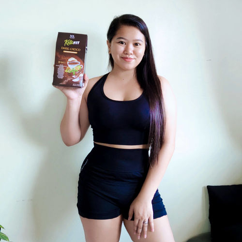Customer photo review of (KETOFIT 15 in 1 DARK CHOCO)