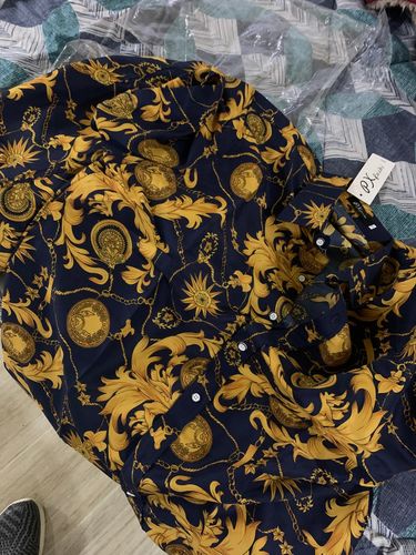 Customer photo review of 2021 Summer New Men's Printed Shirts Shorts 2 Piece
