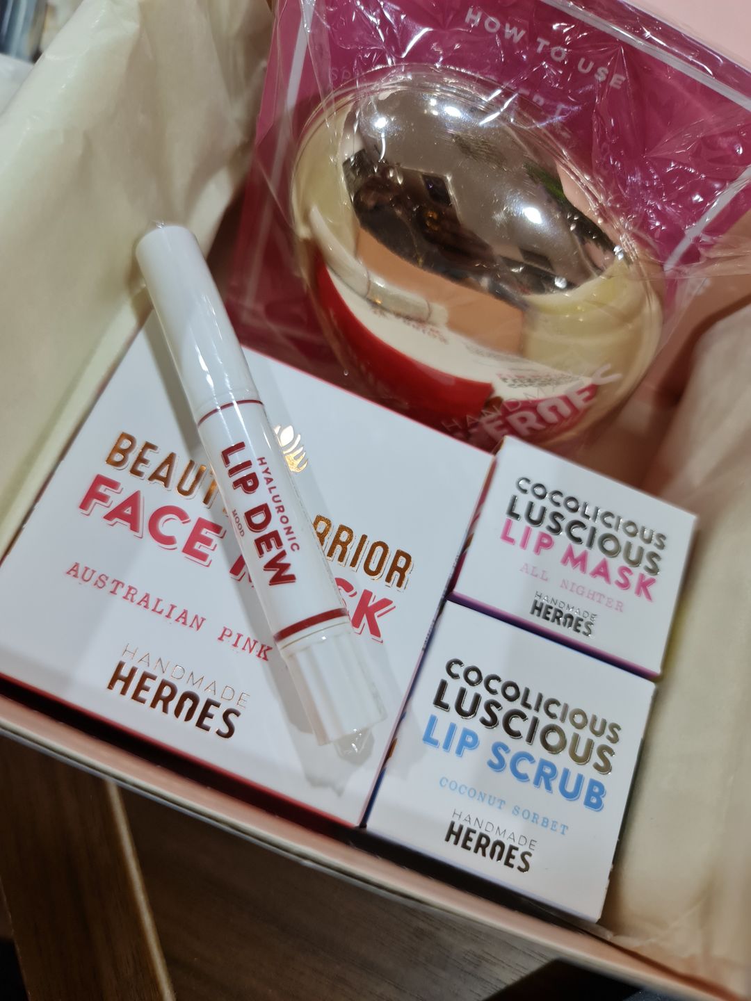 Customer photo review of Send Virtual Kisses Care Package