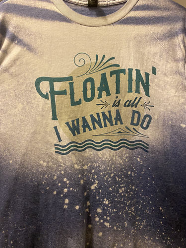 Customer photo review of Hotter Than A Hoochie Coochie Summer Bleached T-shirt