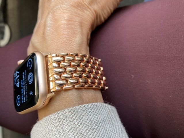 Customer photo review of Arya Stainless Strap (4 Colours)