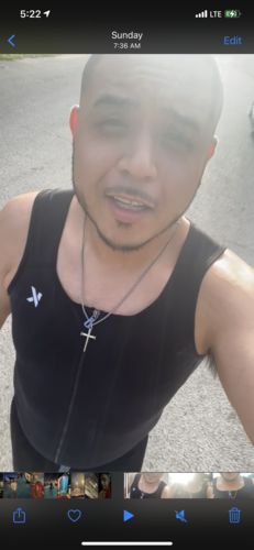 Customer photo review of Men's Zipper Heat Trapping Sweat Vest
