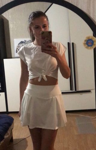 Customer photo review of BOSS Athletic Skort