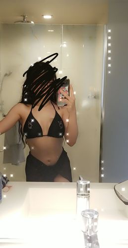 Customer photo review of Black Bling Bunny Bikini Set