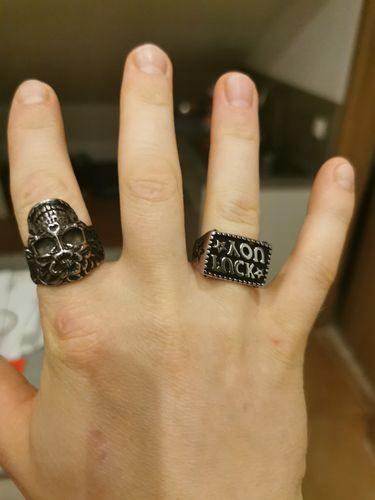 Customer photo review of FUCK YOU STAR RING