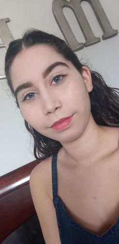 Customer photo review of Gem Blue Contact Lenses(12 months wear)