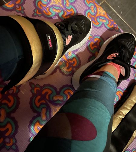 Customer photo review of Tobilleras con Peso Gold Ankle Weight