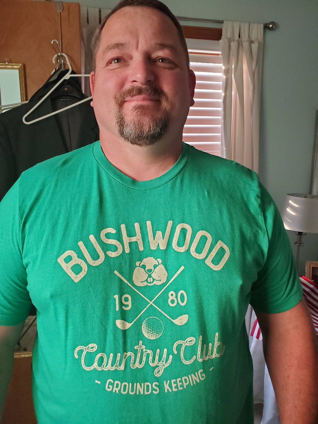 Customer photo review of Bushwood Men's/Unisex Super Soft Tee