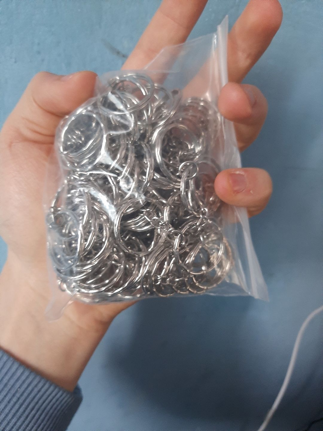 Customer photo review of Pack 100 Argollas de llavero