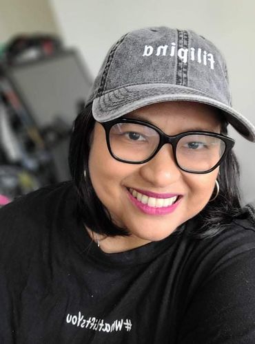 Customer photo review of Filipina Embroidered Vintage Cotton Twill Cap