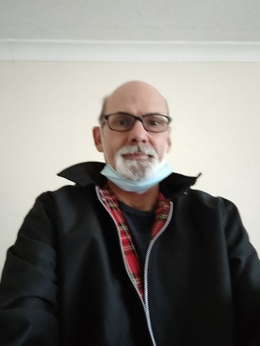 Customer photo review of Mens Classic Harrington Jacket - Black