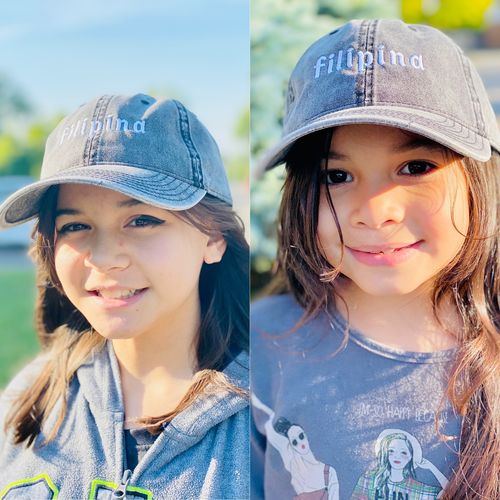 Customer photo review of Filipina Embroidered Vintage Cotton Twill Cap