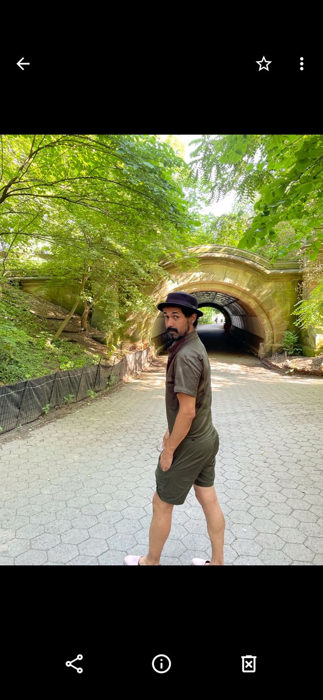 Customer photo review of Olive Mens Romper (Pre Order)