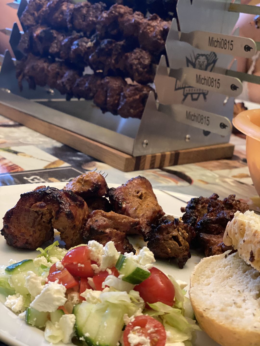 Customer photo review of Rinder-Schaschlik BBQ – rauchig-süß mariniert & grillfertig | mySchaschlik