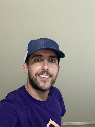 Customer photo review of Big Denim Trucker Hat