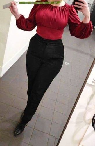 Customer photo review of Sleepy Hollow Ichabod Pants in Black