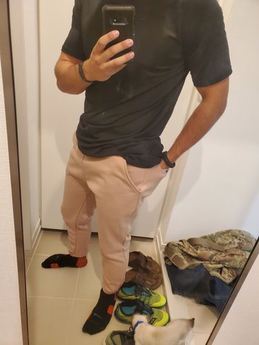 Customer photo review of 226 Oversized Mood Joggers