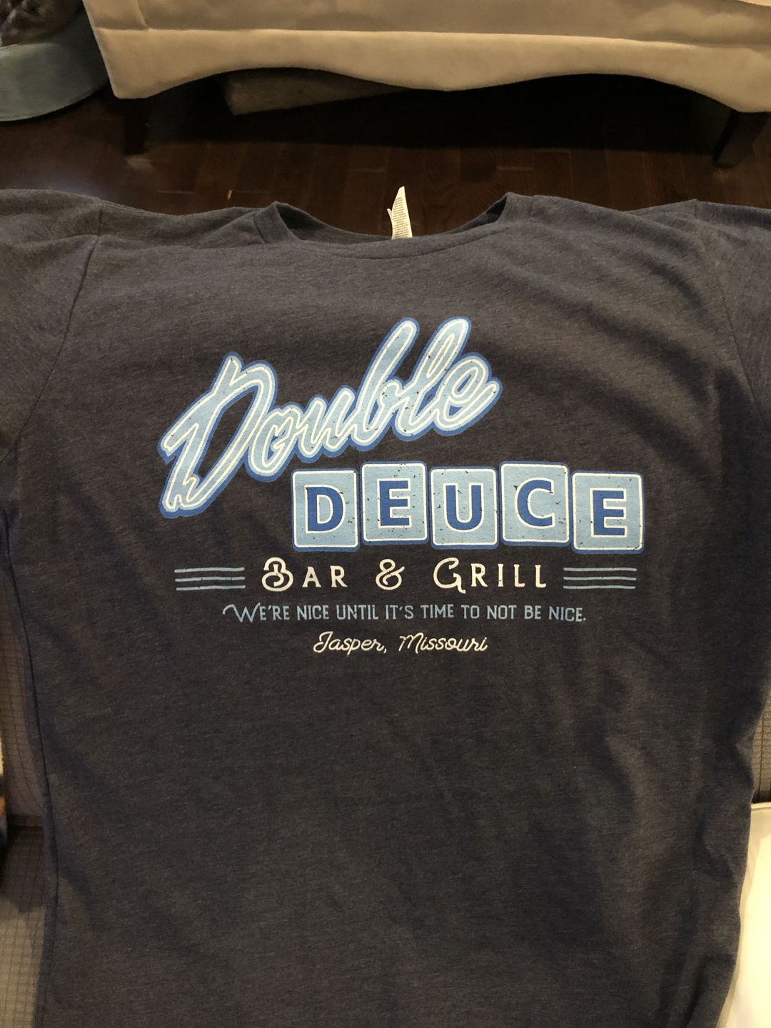 Customer photo review of Double Deuce Men's/Unisex Super Soft Tee