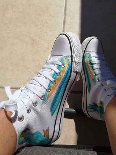 Customer photo review of BASKET BLUE PARROT