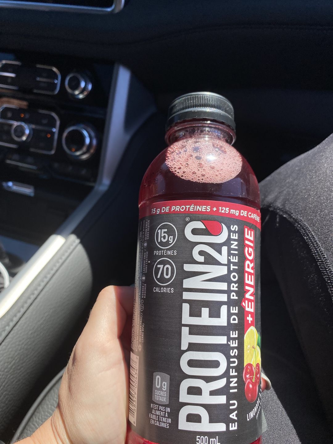 Customer photo review of Protein2o - Eau protéinée infusée +Energy 500ml