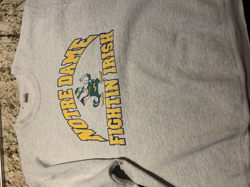 Customer photo review of Vintage Nike Mini Swoosh Sweatshirt Size Medium