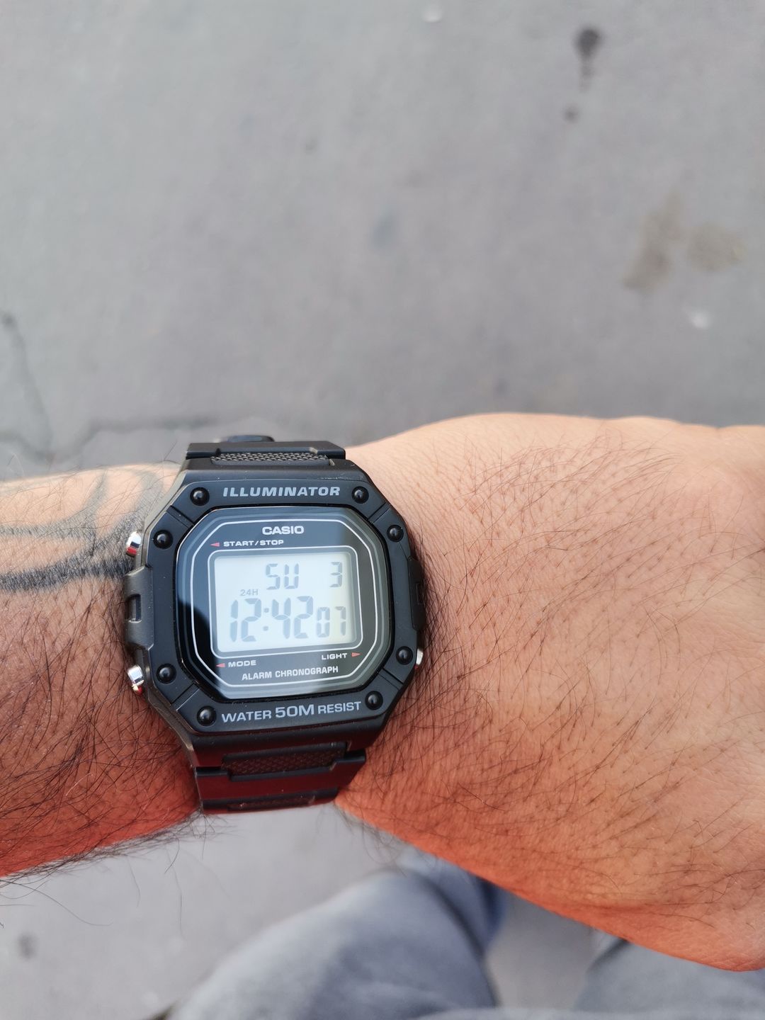Customer photo review of Reloj Casio Vintage W-218H-1AVDF Negro