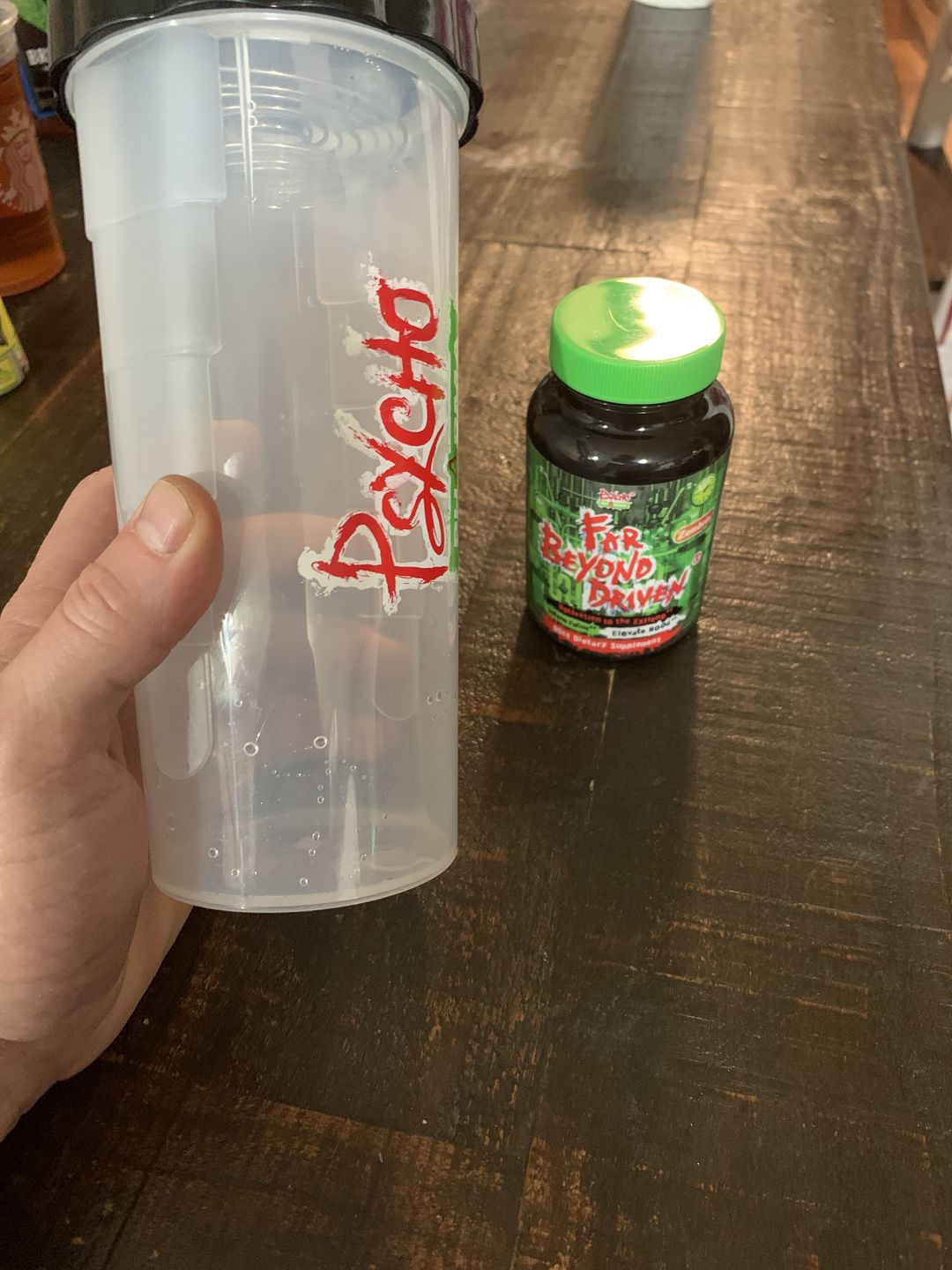 Customer photo review of Psycho Pharma Shaker Cup (Bonus)
