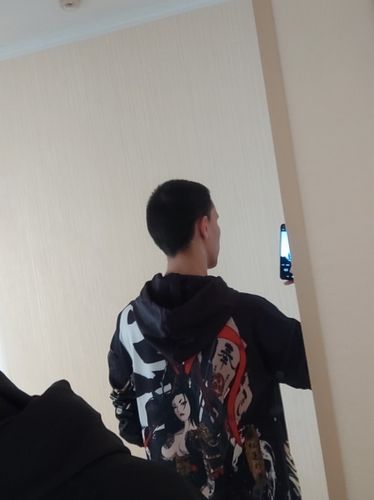 Customer photo review of Harajuku Style Samurai Girl Hoodie