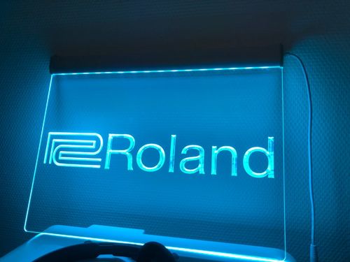 Customer photo review of Personalized Man Cave Two Colors LED Signs (Three Sizes)