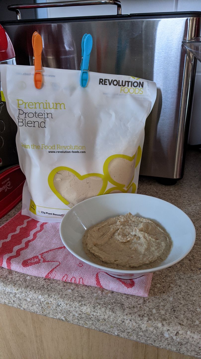 Customer photo review of Premium Blend Vegan Protein Powder | Gluten Free | Dairy Free | Soy Free