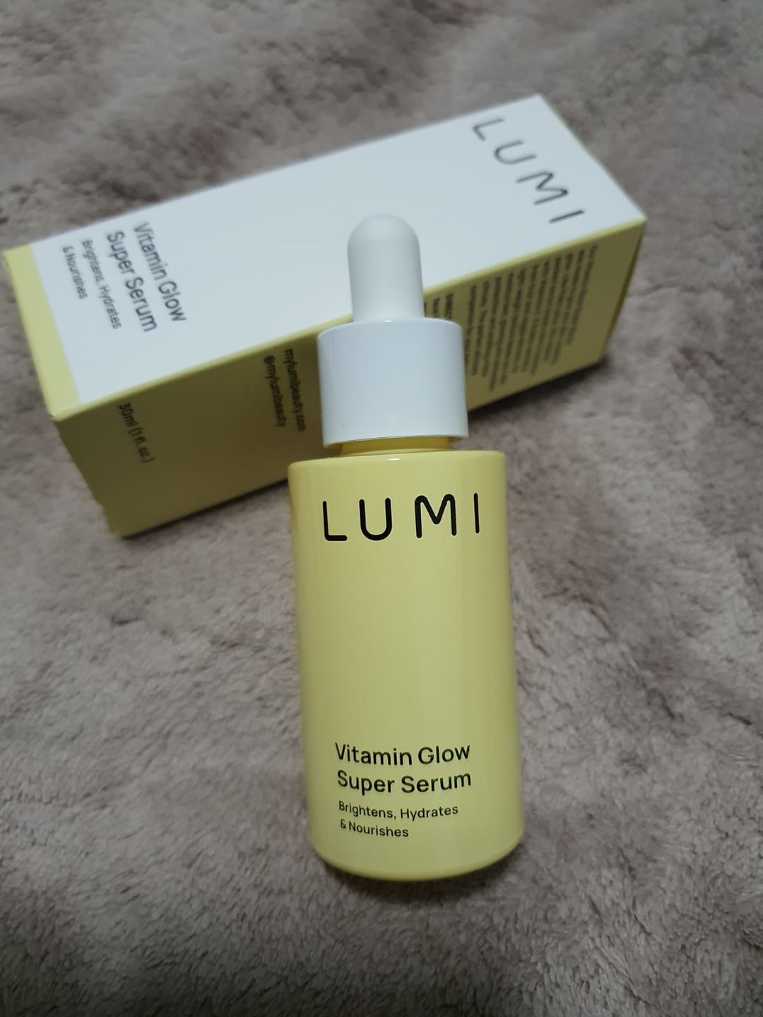 Customer photo review of Vitamin Glow Super Serum