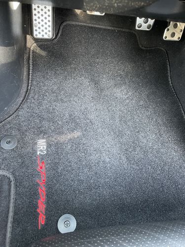 Customer photo review of MR2Heaven 1999-2007 MR2 Spyder / MR-S / Roadster Reproduction Floor Mats
