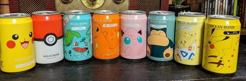 Customer photo review of Ocean Bomb Pokemon Snorlax Grape Flavour Sparkling Water - 12fl.oz (355ml)