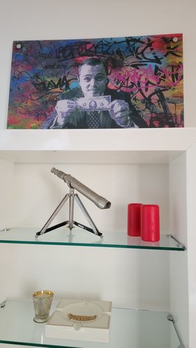 Customer photo review of Wolf Of Wall Street Graffiti