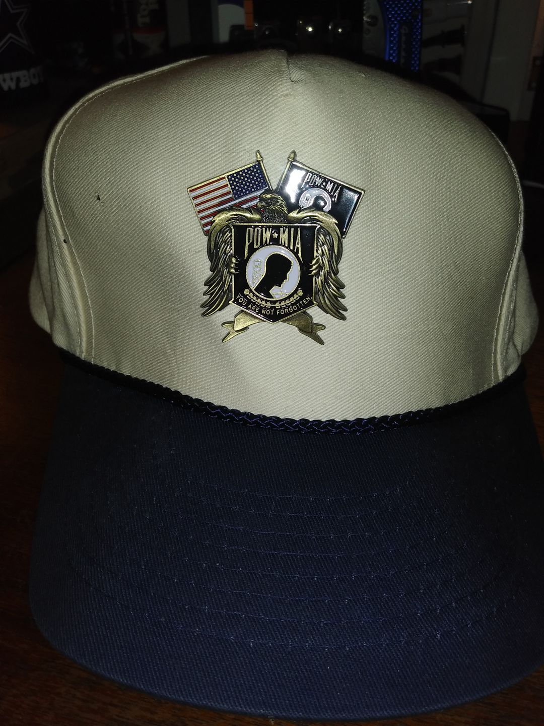 Customer photo review of POW*MIA Memorial Pin