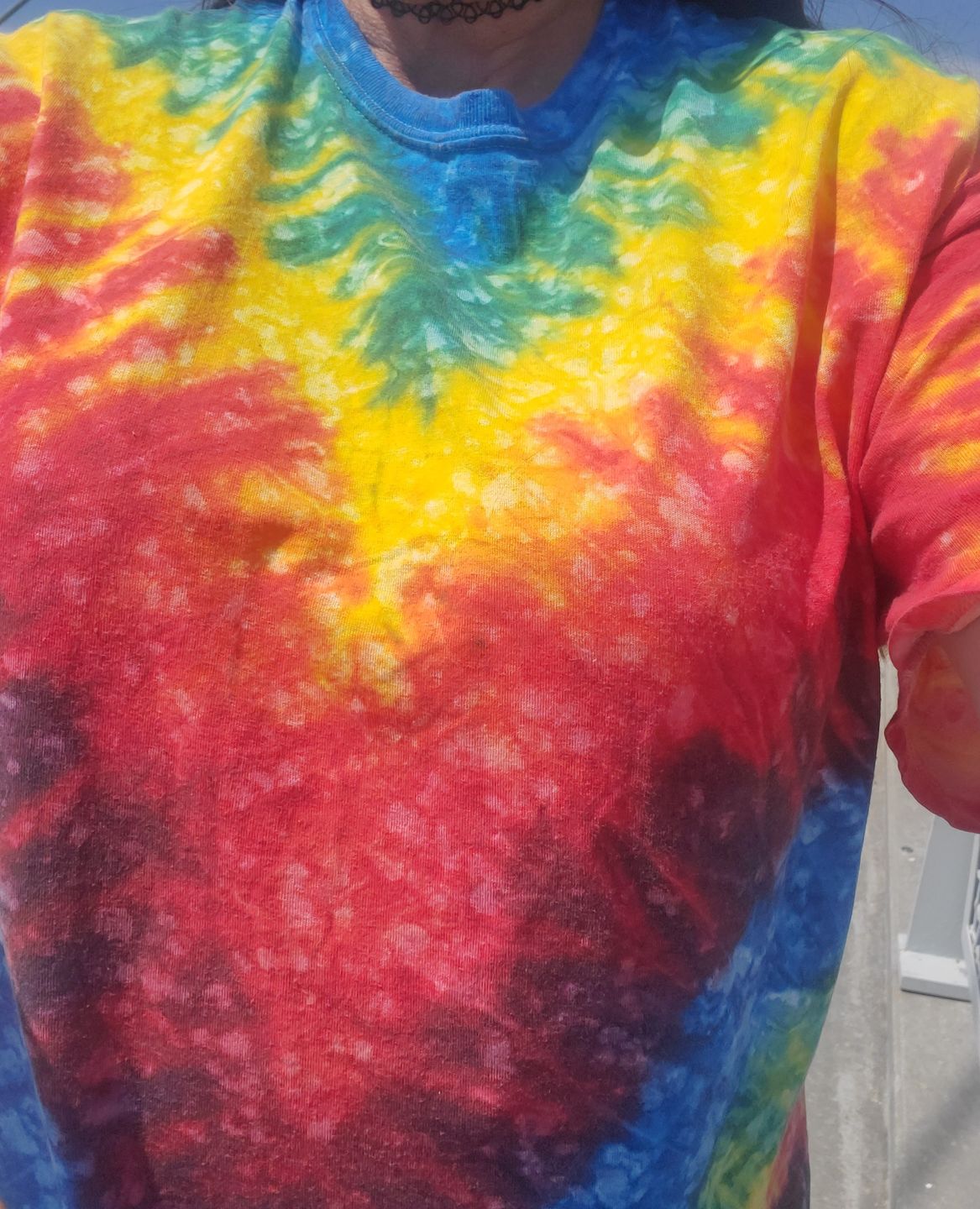Customer photo review of Woodstock Tie Dye T Shirt