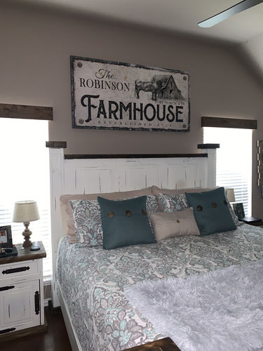 Customer photo review of Rustic Farmhouse Sign