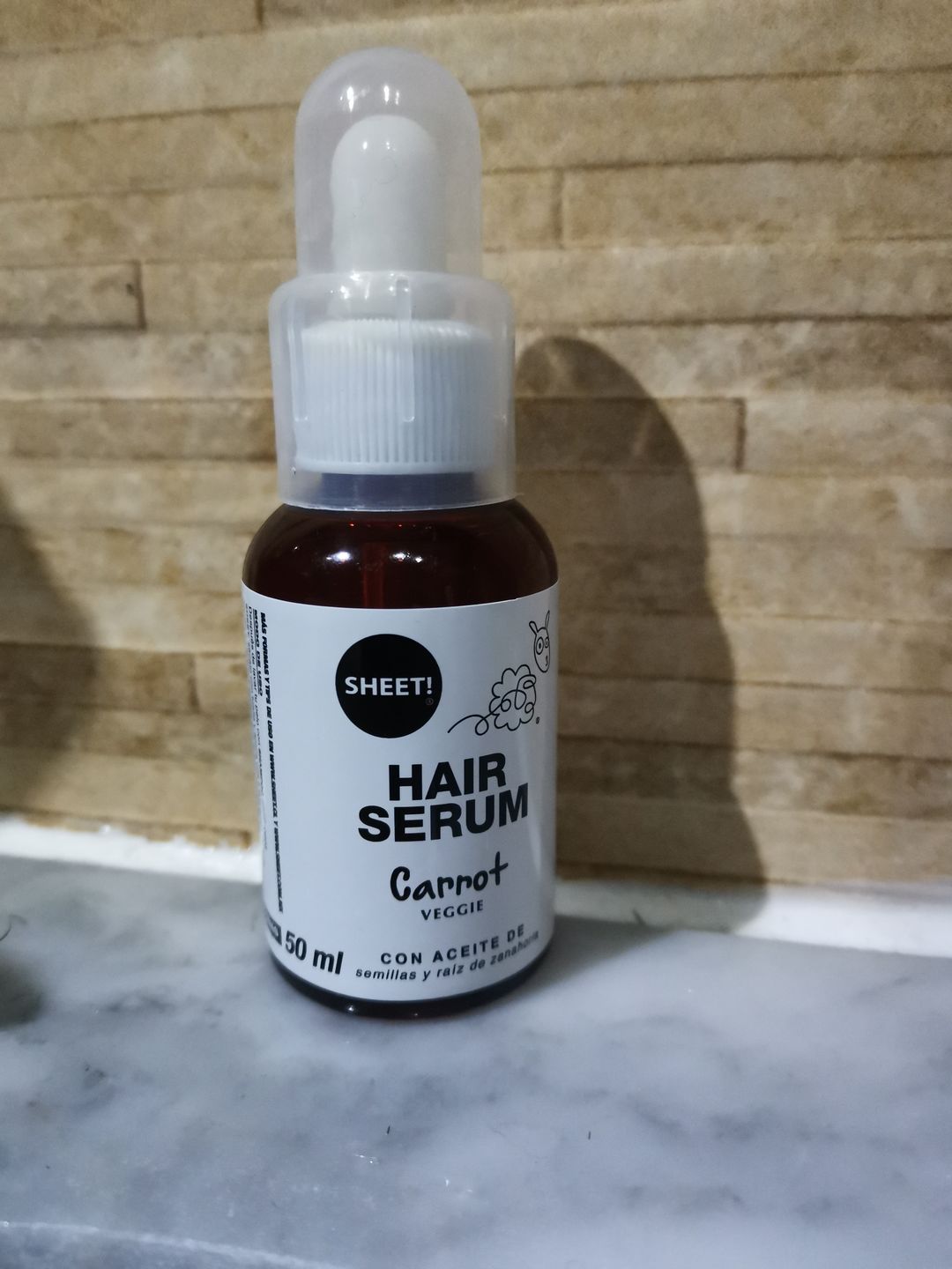 Customer photo review of SERUM ZANAHORIA PELO Y PESTAÑAS