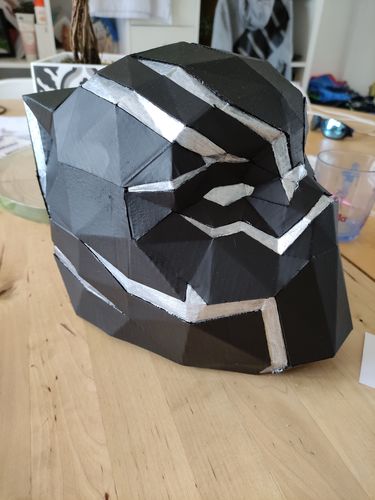 Customer photo review of Masque Black Panther