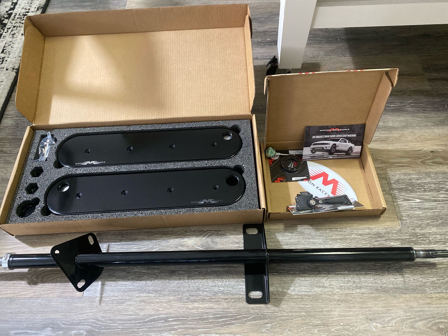 Customer photo review of 1982-2002 Camaro/Firebird F-Body Chromoly Lightweight Steering Column Race Only
