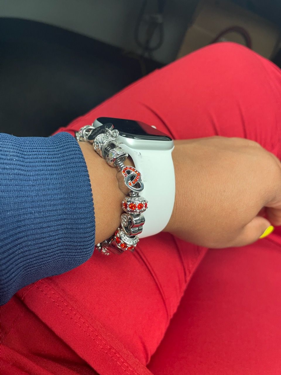 Customer photo review of I Love You Bracelet