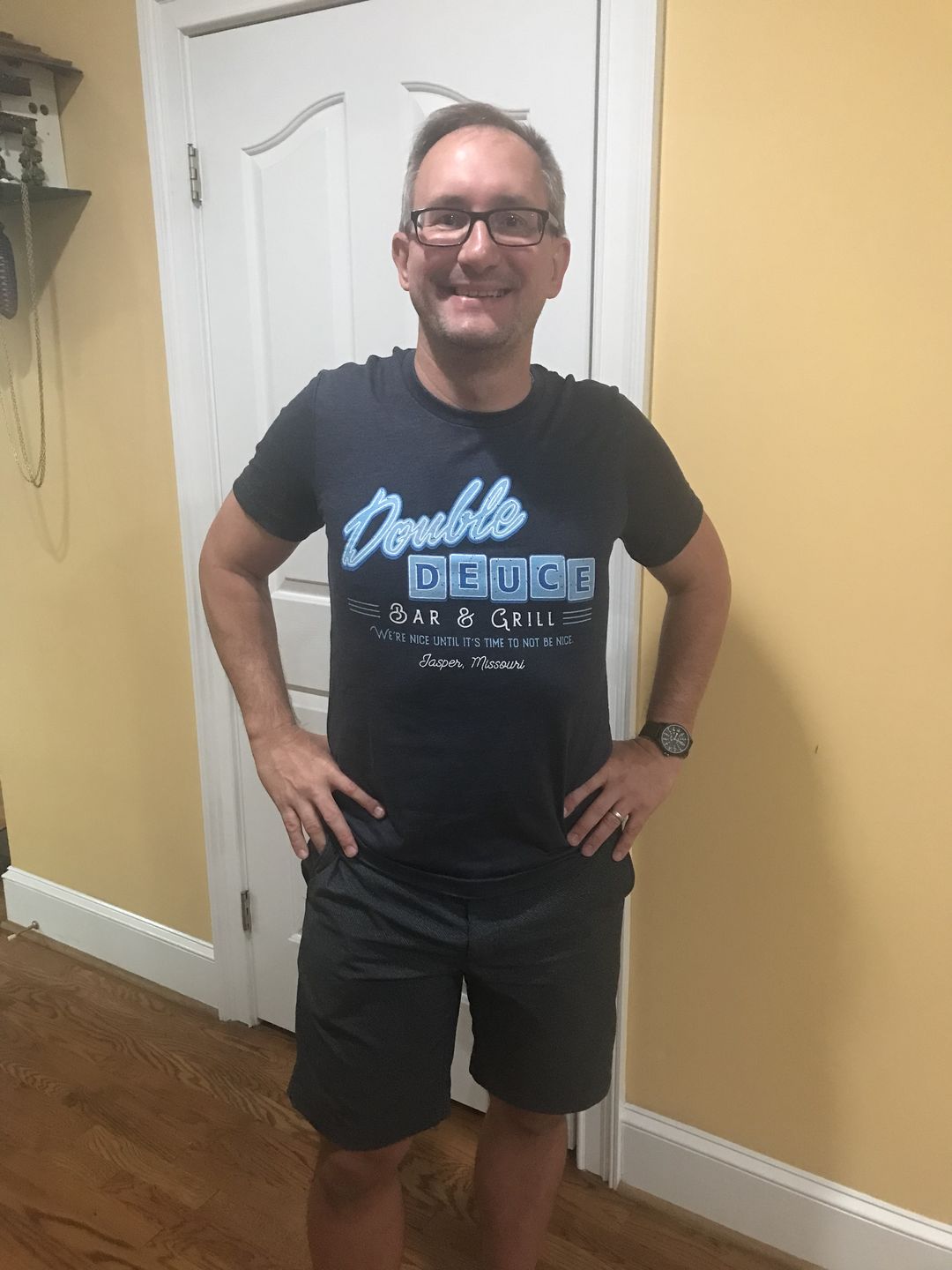 Customer photo review of Double Deuce Men's/Unisex Super Soft Tee