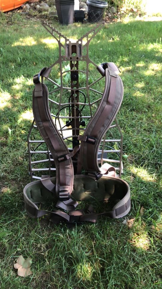 Customer photo review of Backpack Straps and Waist Support System