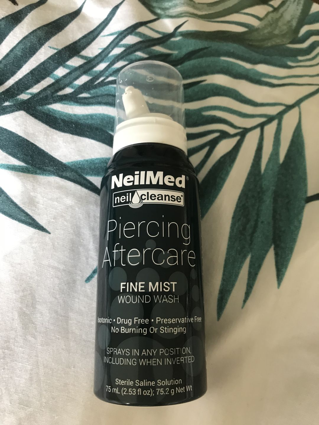 Customer photo review of NeilMed Sterile Saline Piercing Aftercare